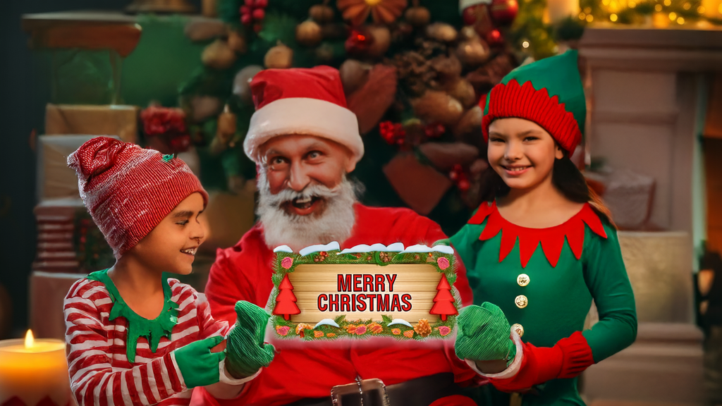 Santa Triad Christmas 2