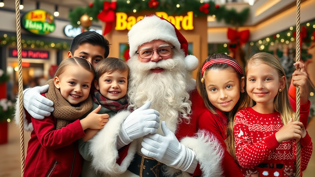 santa triad Christmas